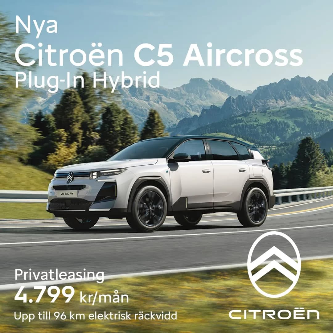C5 Aircross PHEV Privatleasing