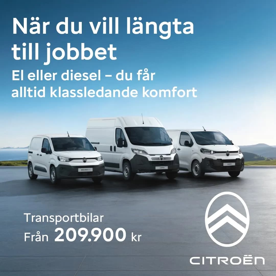 Citroën Transportbilar - Med 5 års garanti